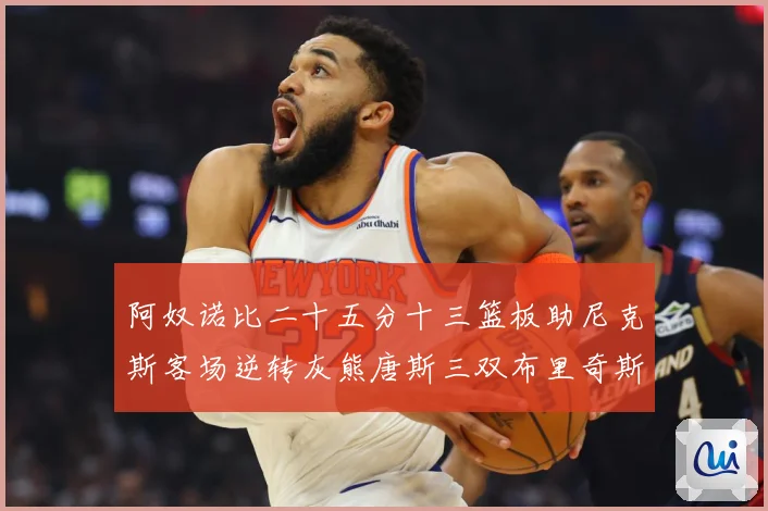 阿奴诺比二十五分十三篮板助尼克斯客场逆转灰熊唐斯三双布里奇斯赛场复盘：最新赛事动态与深度分析